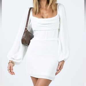 Princess Polly Lillie Long Sleeve Mini Dress